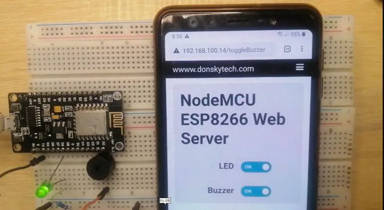 ESP8266 NodeMCU Web Server Thumbnail