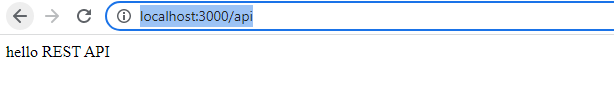 Node.js REST API Hello World