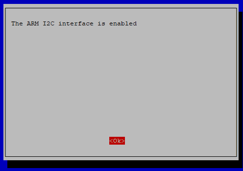 Raspberry Pi - I2C Enabled Confirmation