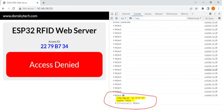 Creating an ESP32 RFID with a Web Server Application