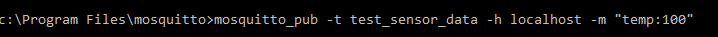 command prompt mqtt publish