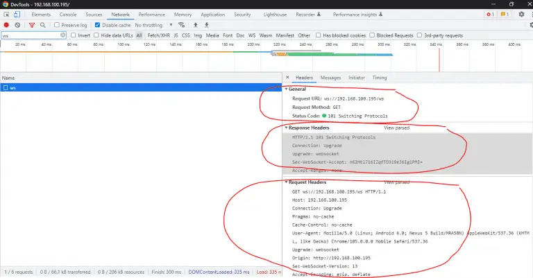Using WebSocket in the Internet of Things (IOT) projects