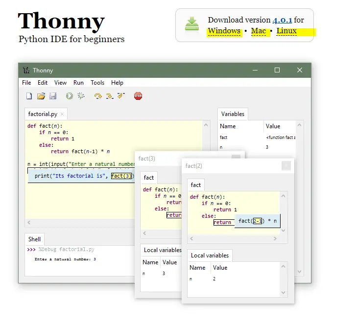 Download Thonny IDE