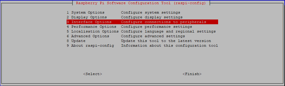 Raspi-Config-Interface-Options