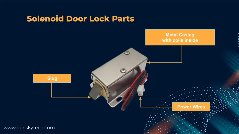Solenoid door lock - Parts