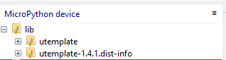 Thonny - MicroPython Device - Lib folder