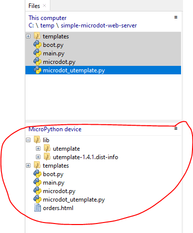 Thonny - MicroPython Device