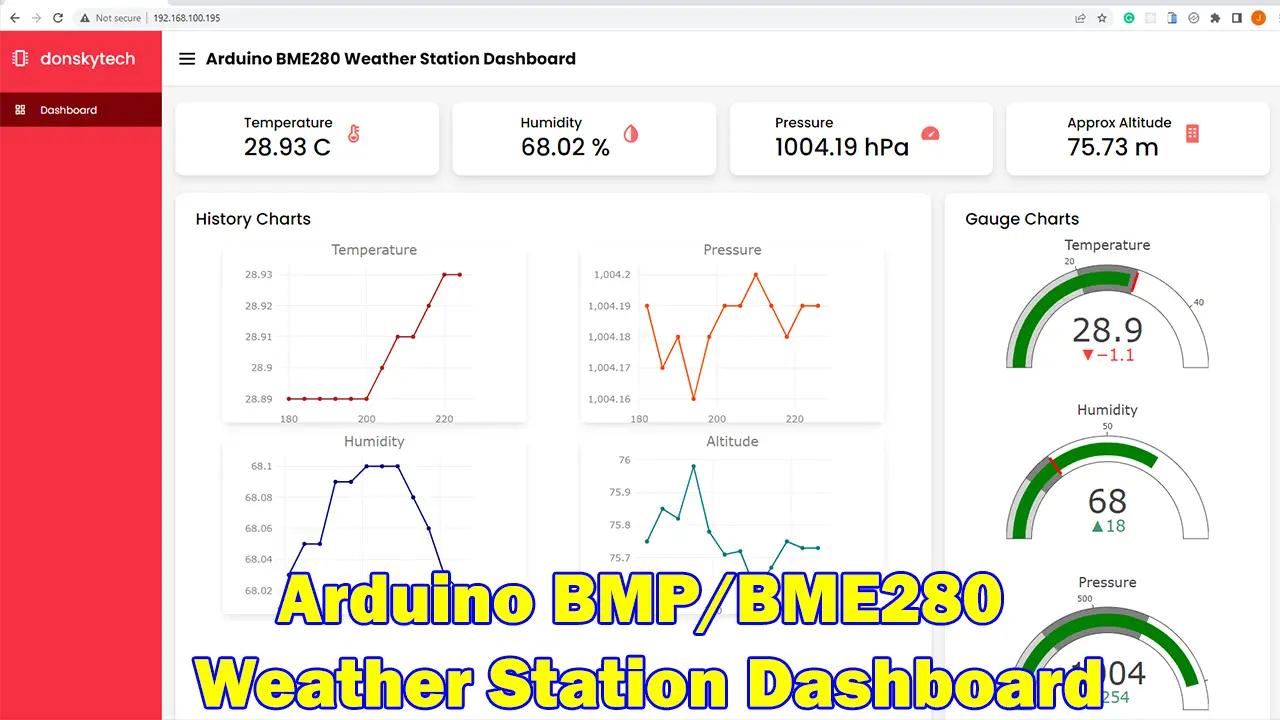 Arduino BME280 Weather Station Featured Image