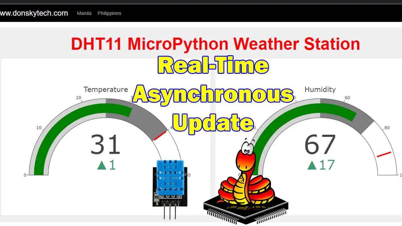 How to interface DHT11 with MicroPython?