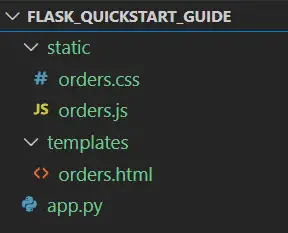 Flask Project structure