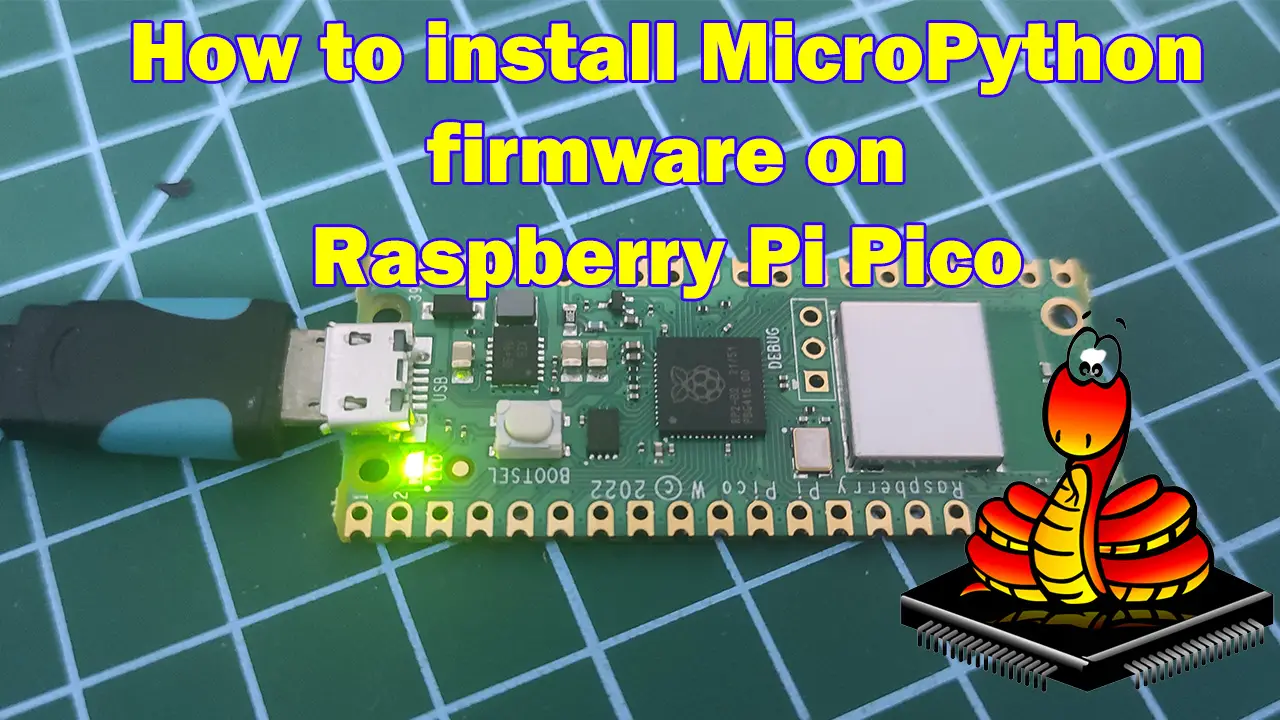 How to install MicroPython Firmware On Raspberry Pi Pico