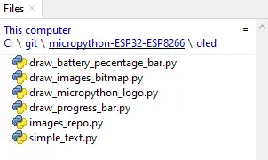 MicroPython SSD1306 OLED project files