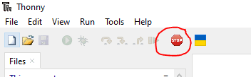 Thonny Stop Restart Backend