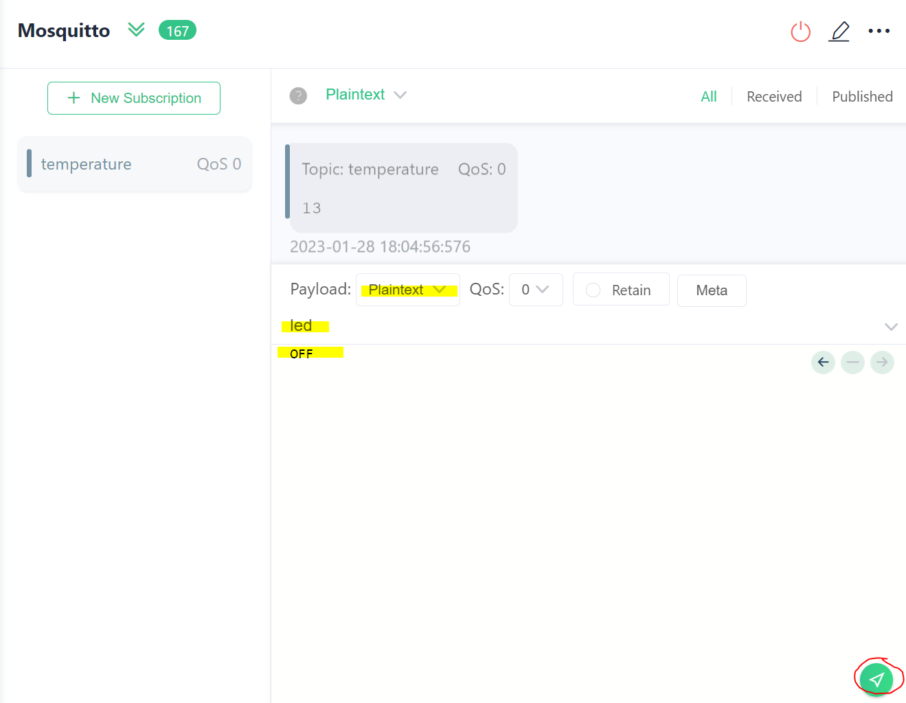 MQTTX Publish to MQTT Topic 2