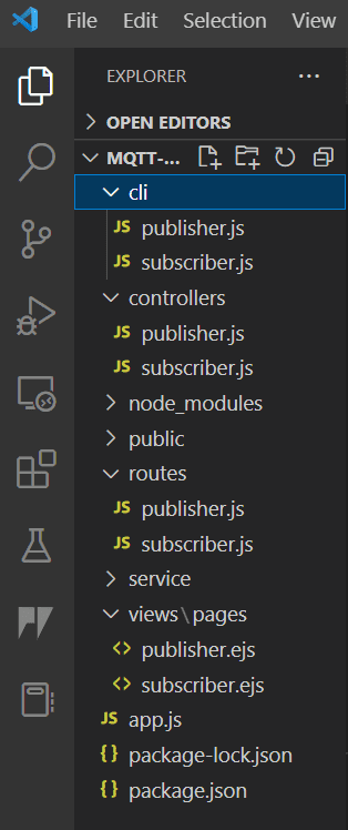 Node JS MQTT Complete