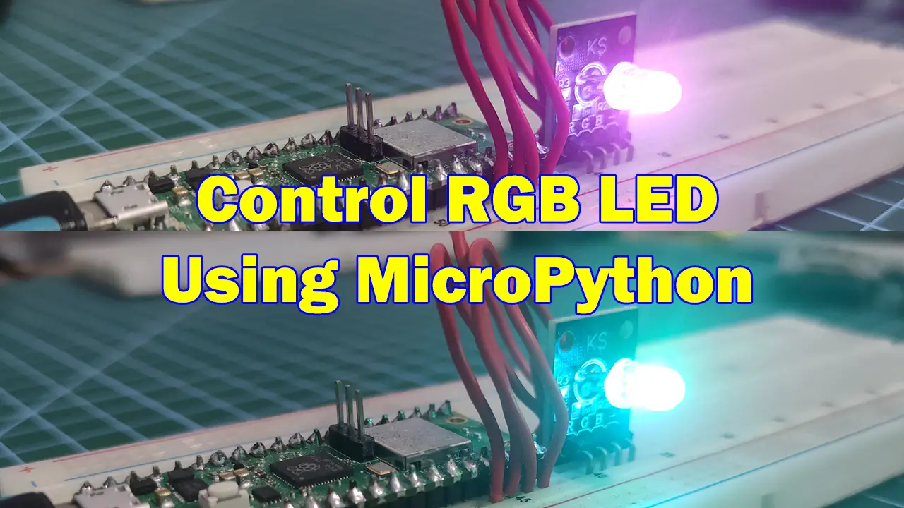 Control RGB LED using MicroPython