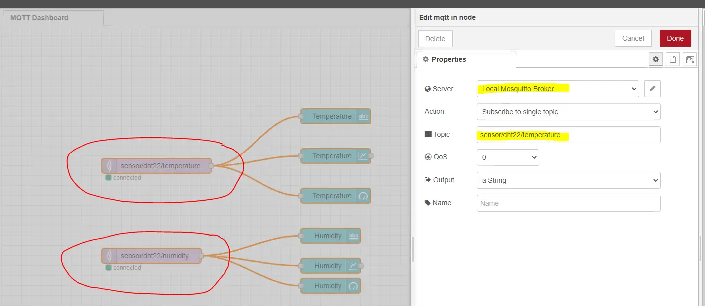 MQTT In Node