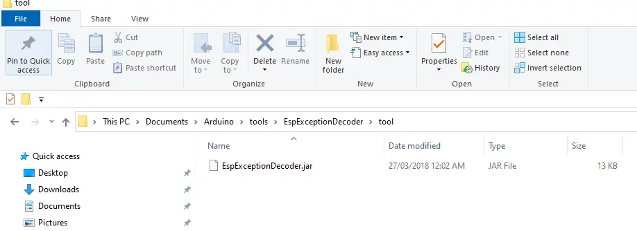 ESPException Decoder Windows