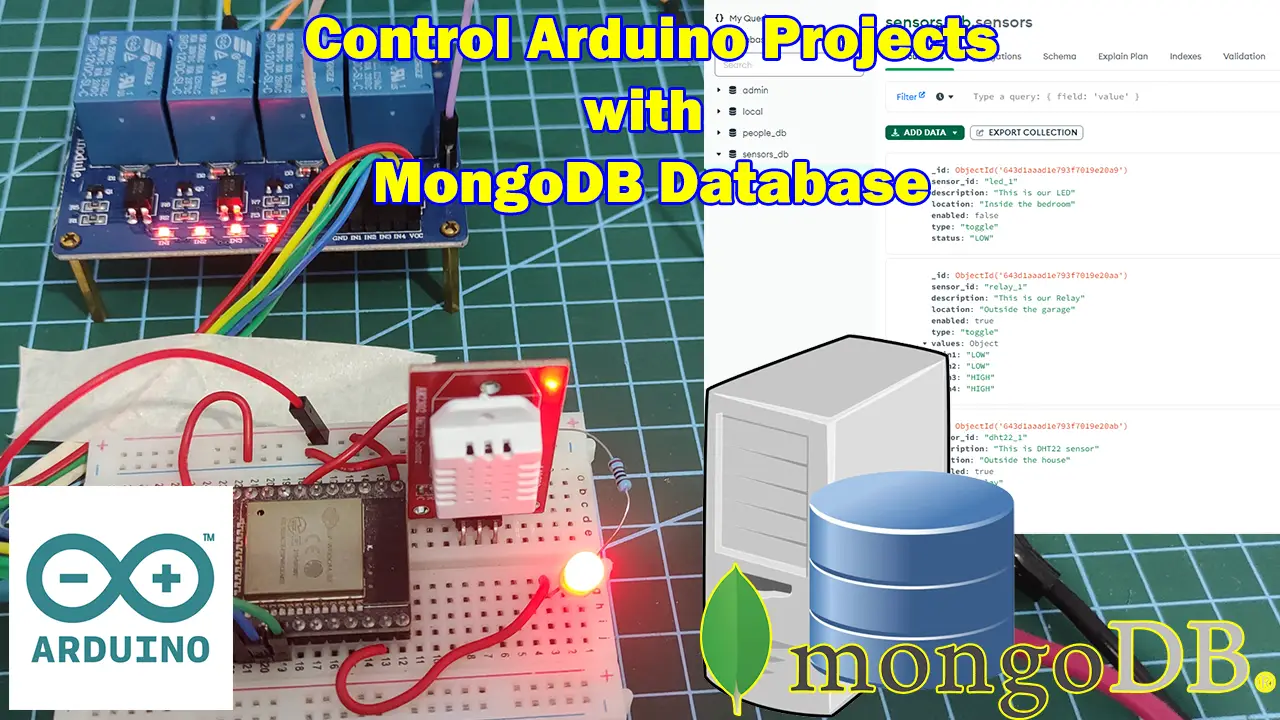 Control your Arduino IoT projects with a MongoDB database