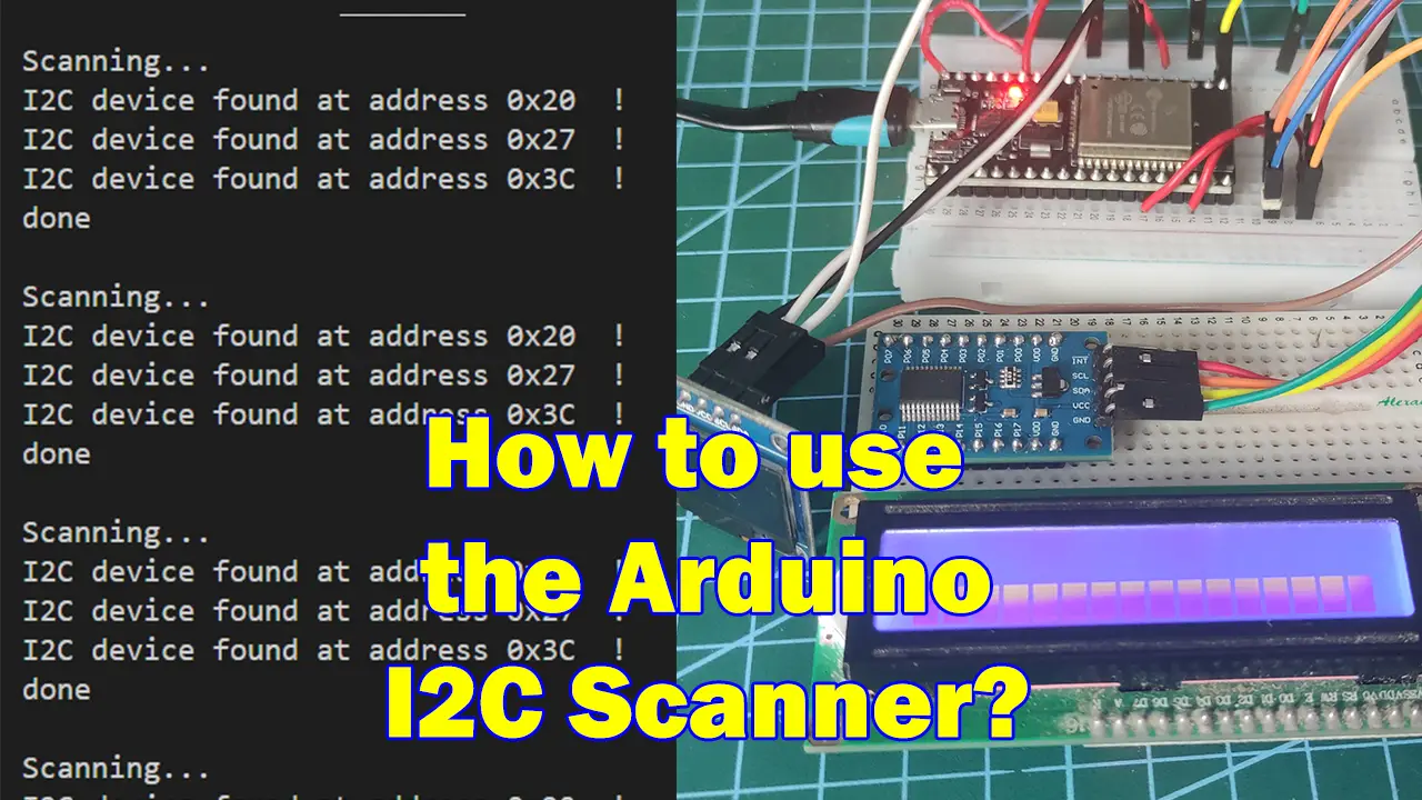 How to use the Arduino I2C Scanner?