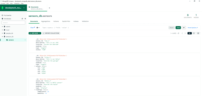 Control your Arduino IoT projects with a MongoDB database