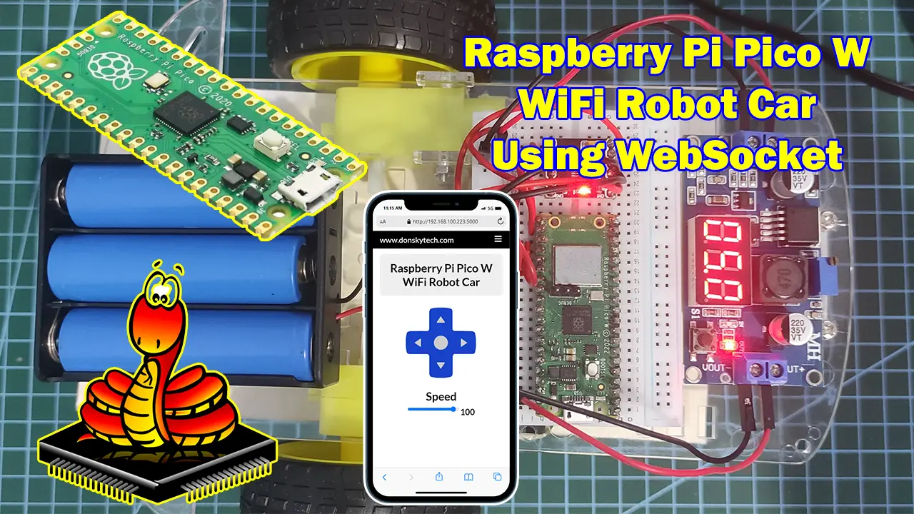 Featured Image - Building Raspberry Pi Pico W WiFI Robot Car