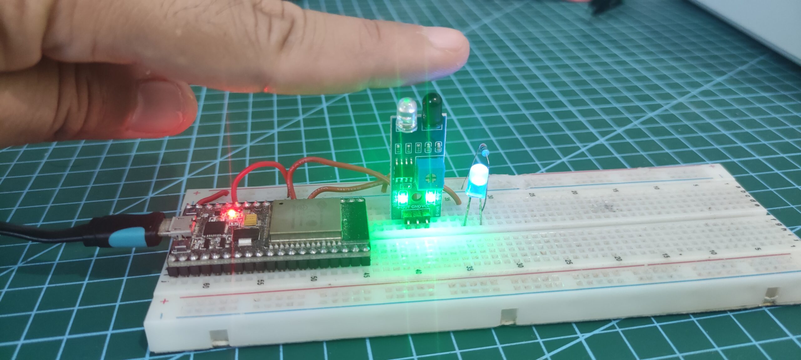 Infrared (IR) Sensor Module -  Switch Project