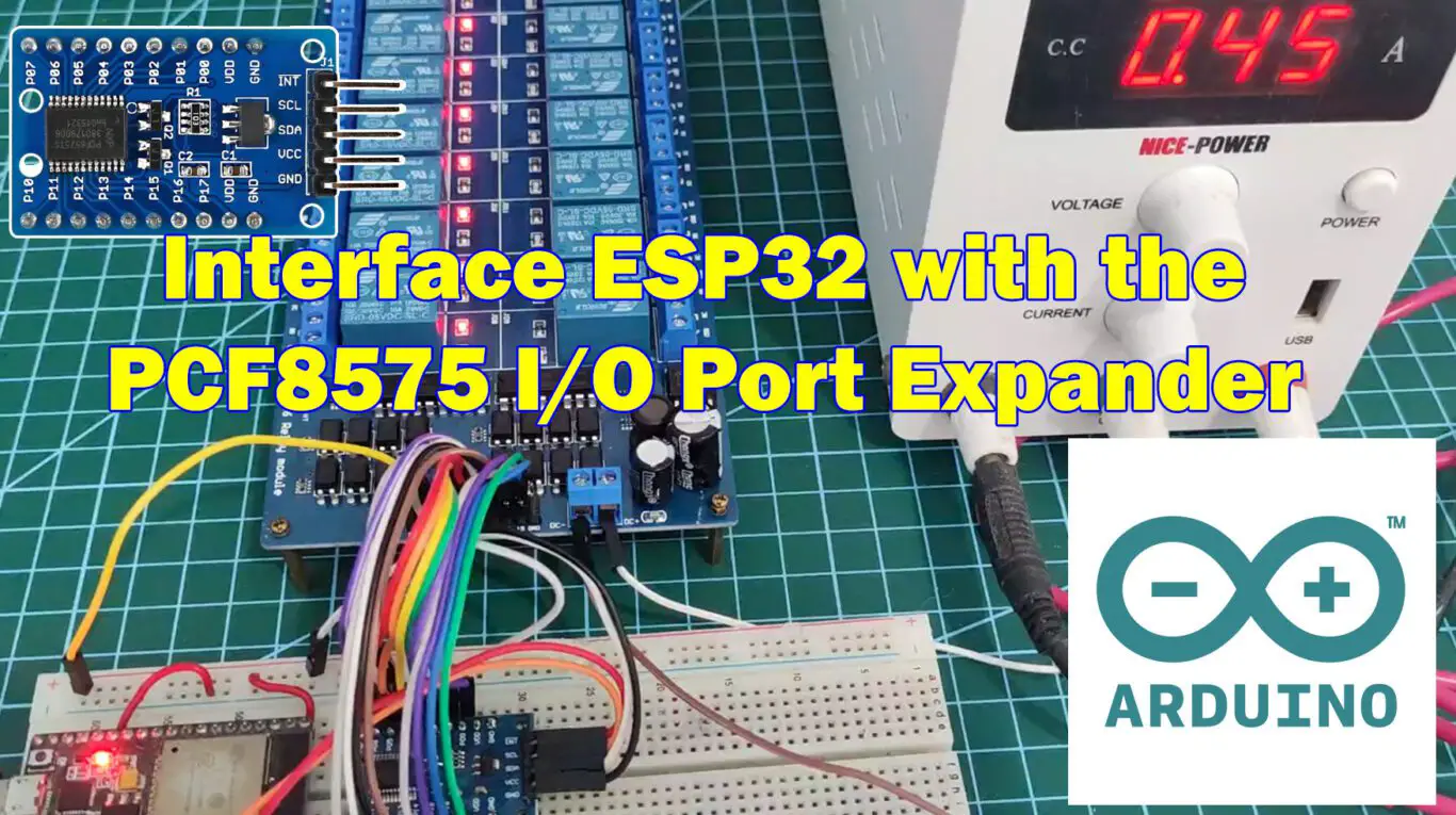 Interface ESP32 with the PCF8575 I/O Port Expander