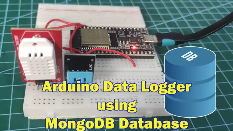 Arduino Data Logger using MongoDB Database - donskytech.com