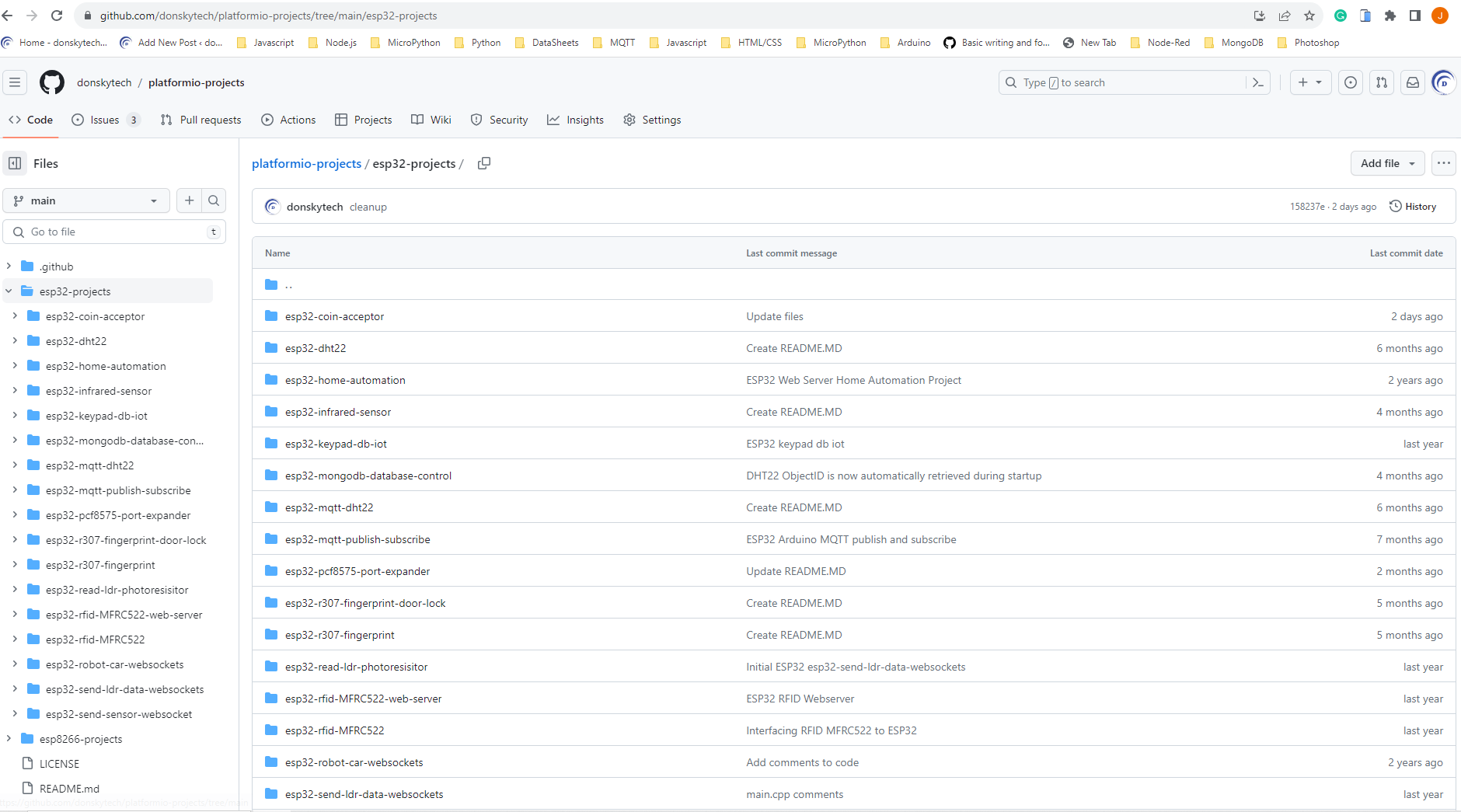 Sample GitHub Project with multiple folders