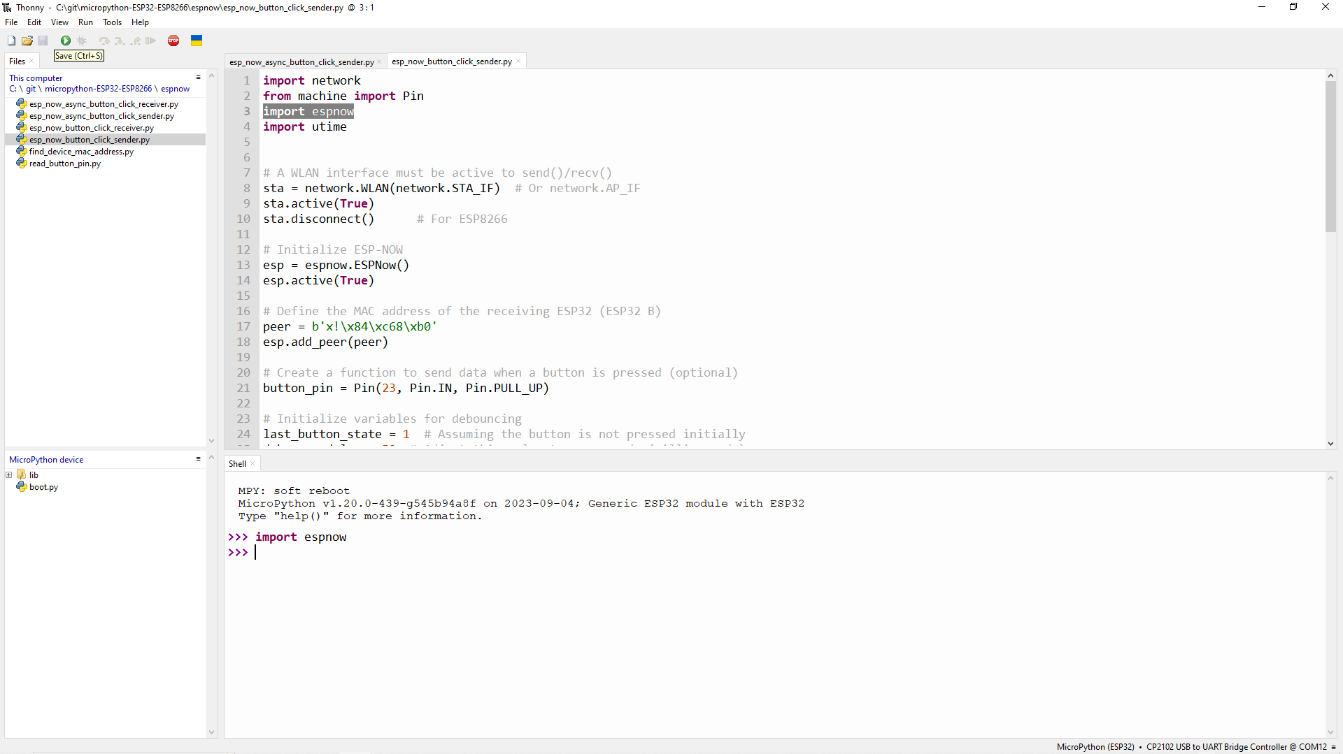 Thonny Verify MicroPython