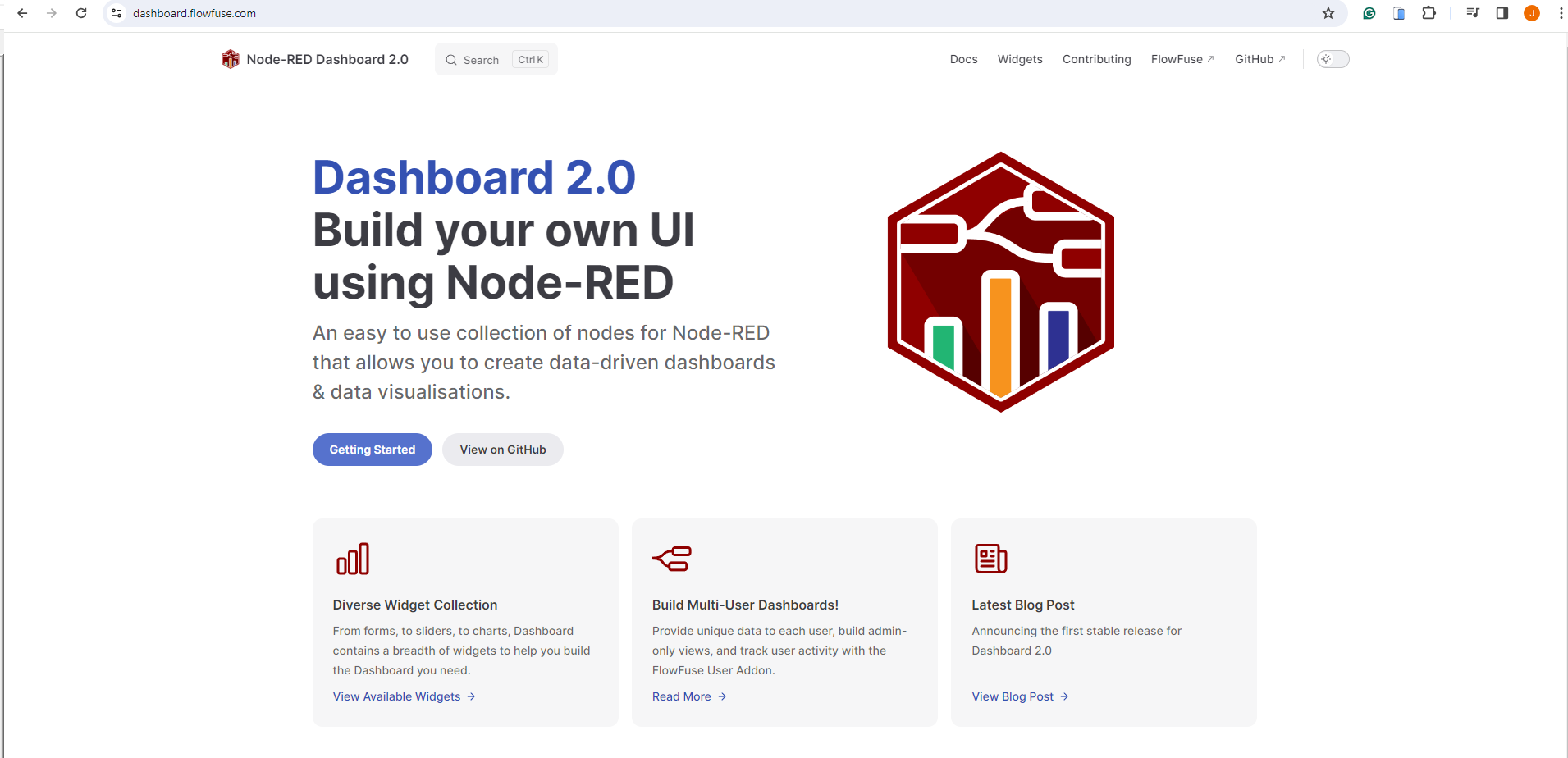 FlowFuse Node-Red Dashboard 2.0
