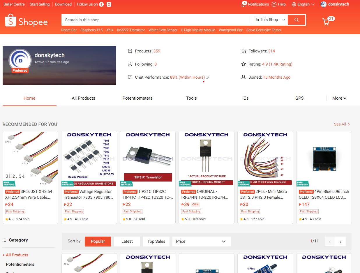 DonskyTech Shopee