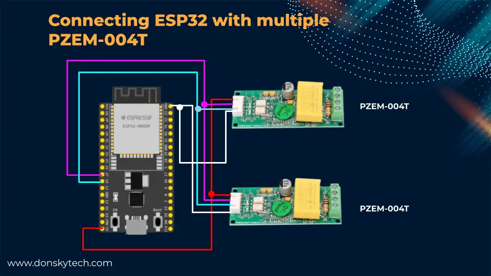 ESP32 Multiple PZEM using Arduino