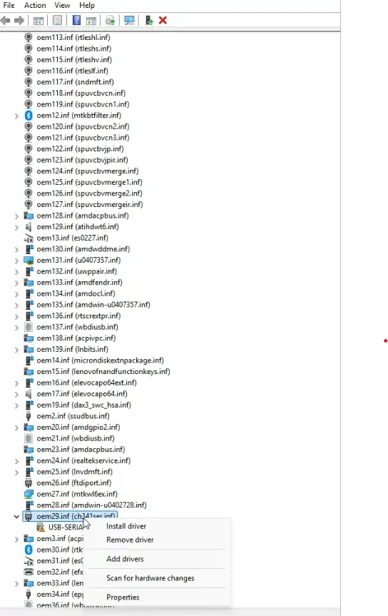 Object Name already exists error - Remove Device